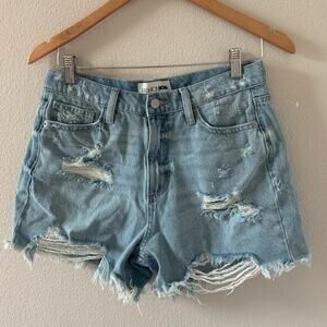 Fashion Nova High Rise‎ Mom Denim Shorts
